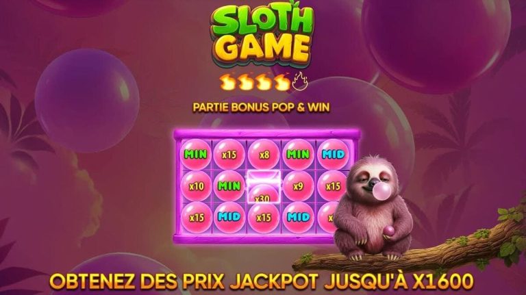 Sloth Game GT Bet Casino
